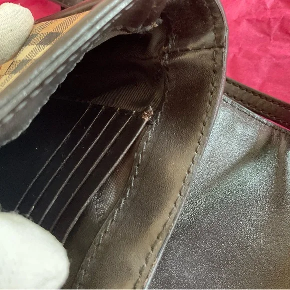 Burberry Tan and Black Check Crossbody Bag - Picture 10 of 13